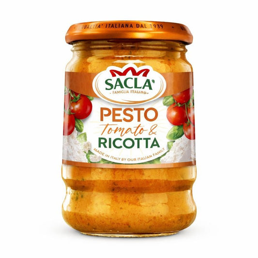 Sacla’ Tomato & Ricotta Pesto 190g - Onlinemeatshop.com