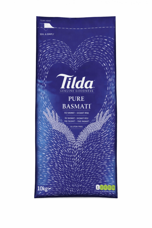Tilda Pure Basmati Rice 10kg - Onlinemeatshop.com