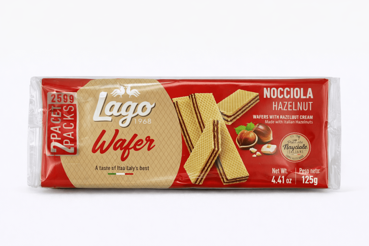 Lago Wafer Nocciola Hazelnut Wafers – 2 Pack - Onlinemeatshop.com