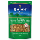Rajah Whole Dhaniya, Coriander Seeds 50g - Onlinemeatshop.com