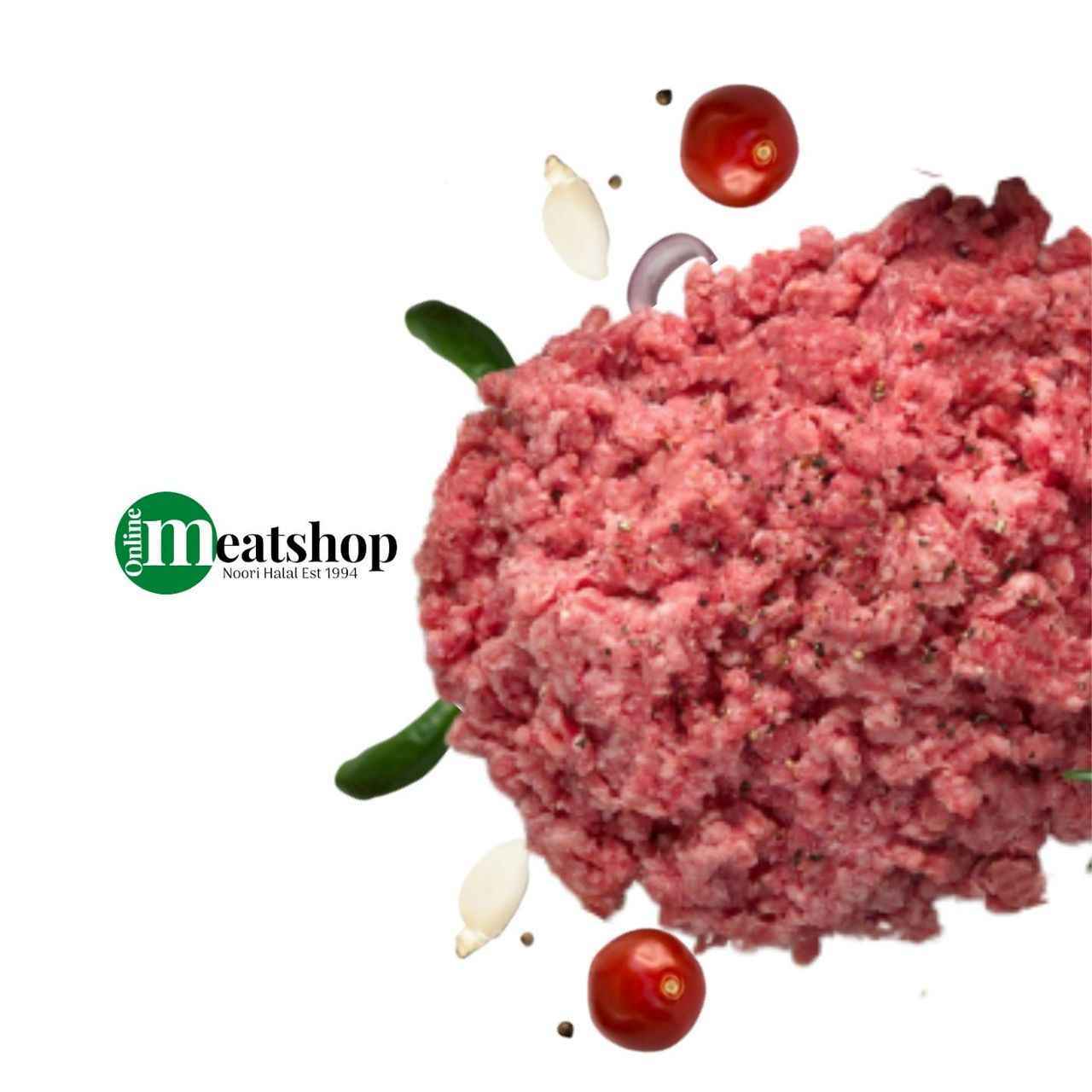 Fresh Halal British Baby Lamb Mince - 15 - 20% Fat - 1kg - Onlinemeatshop.com