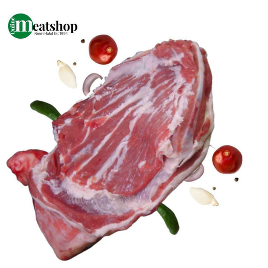 Fresh Halal British Lamb Shoulder - Red Tractor Approved - Onlinemeatshop.com