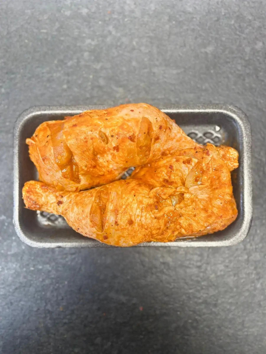 Seasoned Chicken Whole Legs – Halal, In - House Marinated - Onlinemeatshop.com
