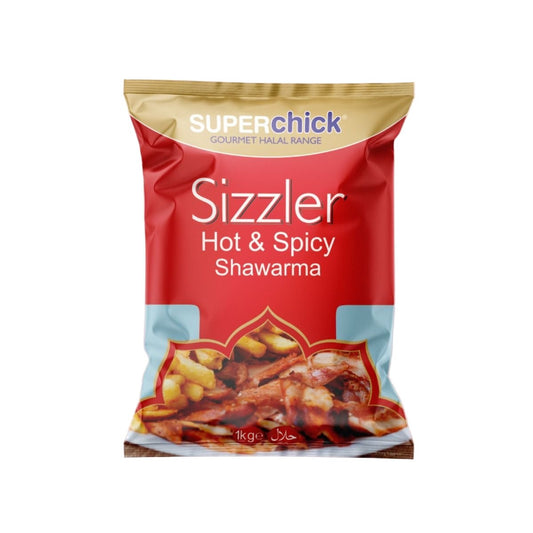 Superchick Sizzler Hot & Spicy Shawarma 1kg - Onlinemeatshop.com