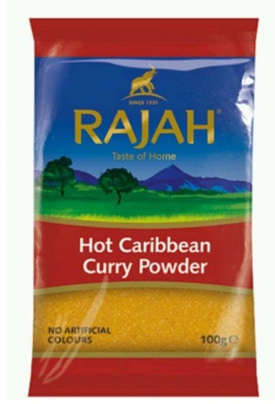 Rajah Caribbean Hot Curry Powder 100g