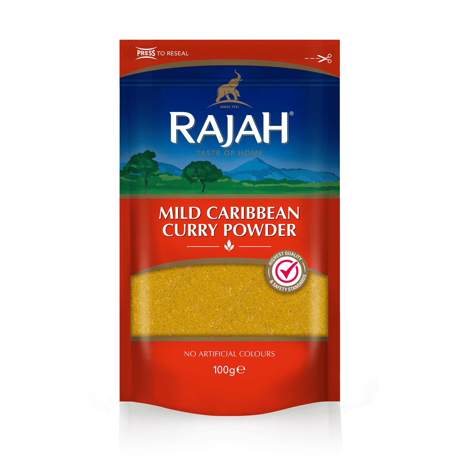 Rajah Caribbean Curry Powder 100g Onlinemeatshop