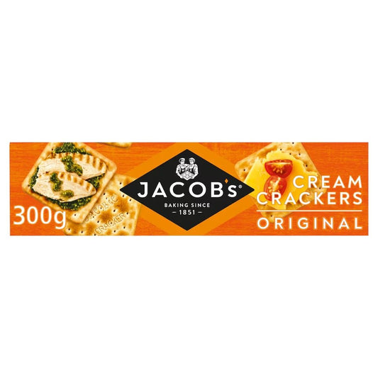 Jacob's Cream Crackers 300g - Onlinemeatshop.com