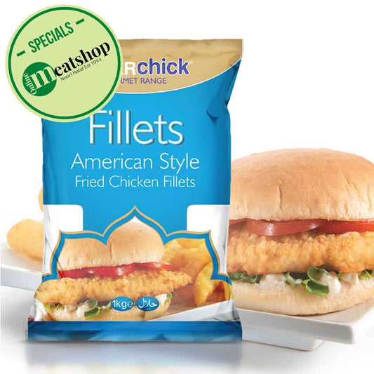 Super Chicks American Chicken Fillet Burger 1KG