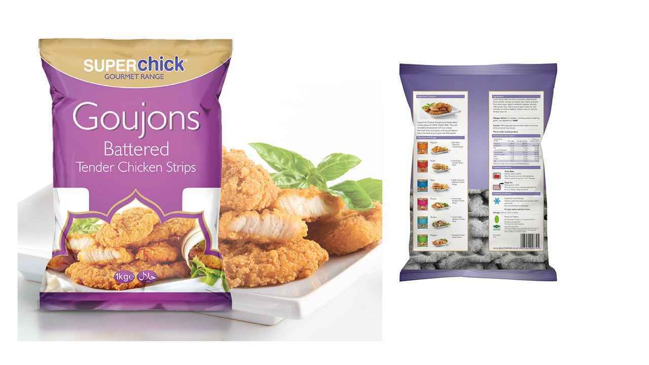 Super Chicks Chicken Goujons Strips 1Kg