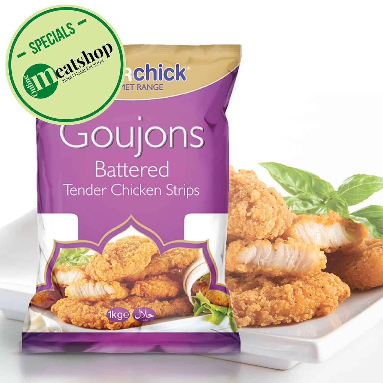 Super Chicks Chicken Goujons Strips 1Kg