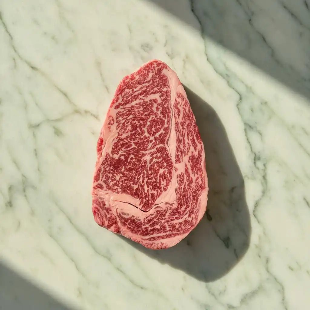 Fresh Halal Australian Wagyu Ribeye BMS 8-9+ - Onlinemeatshop.com