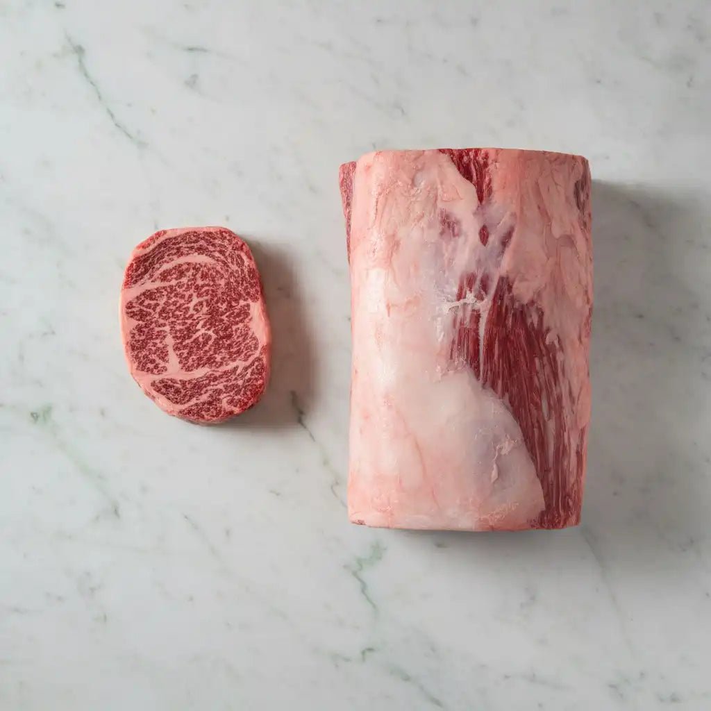 Fresh Halal Australian Wagyu Ribeye BMS 8-9+ - Onlinemeatshop.com