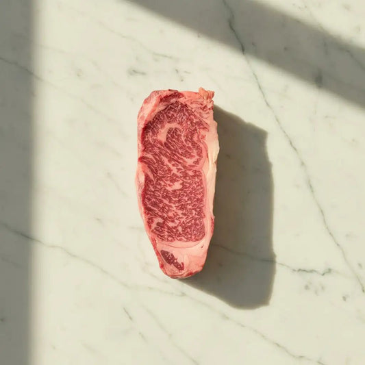 Fresh Halal Austrialan Wagyu Striploin - 6-7 BSM - Onlinemeatshop.com