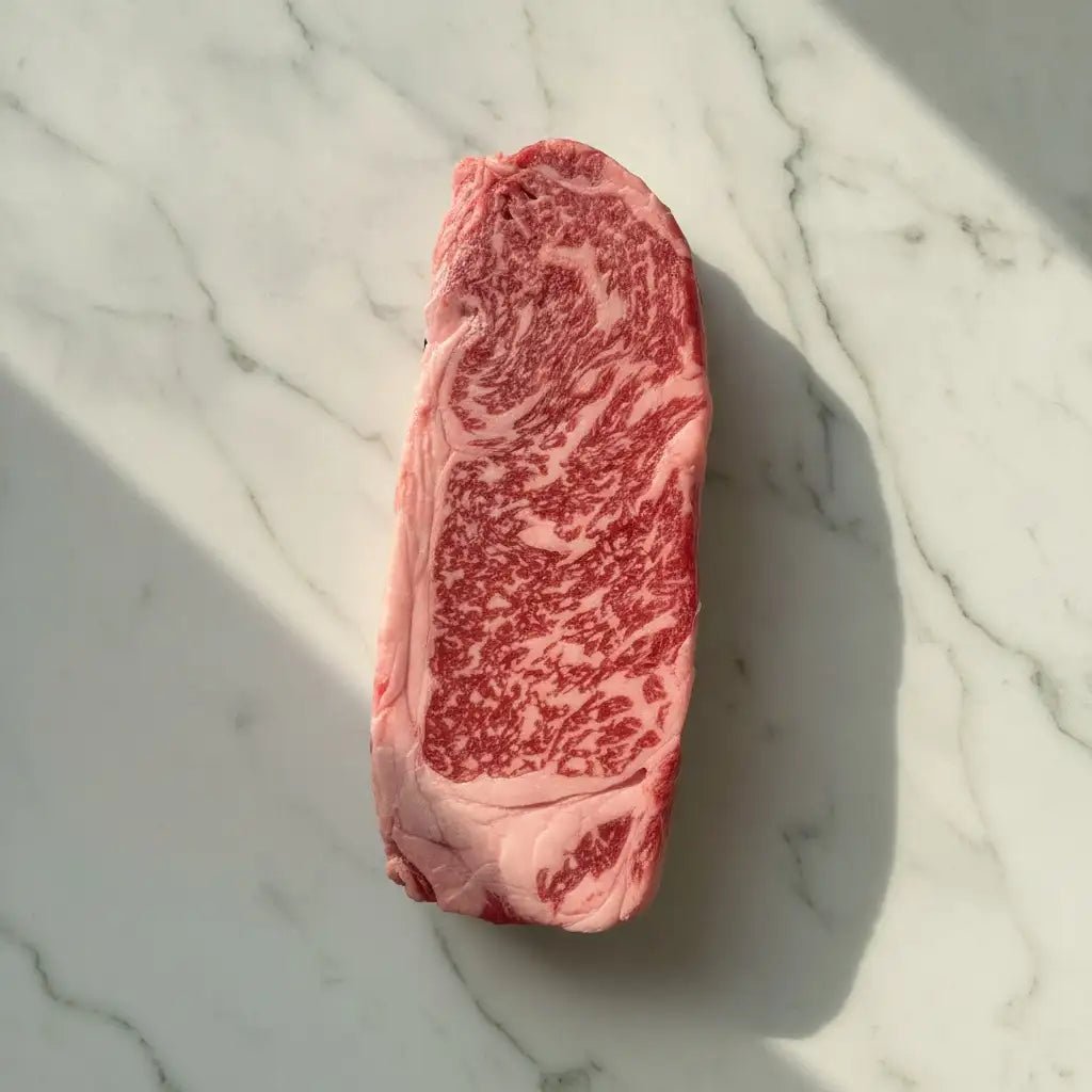 Fresh Halal Austrialan Wagyu Striploin - 6-7 BSM - Onlinemeatshop.com
