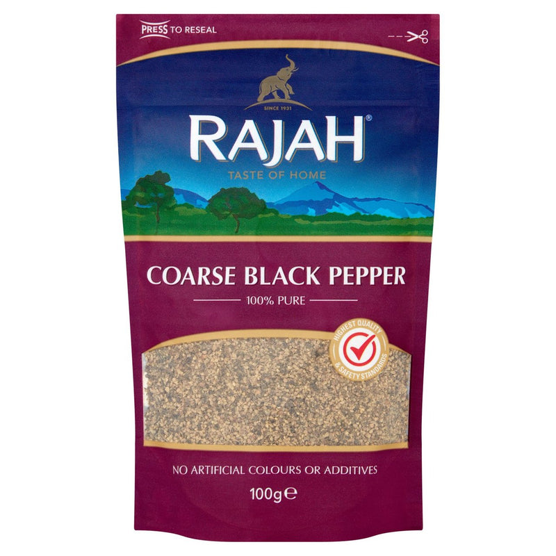 Rajah Black Pepper Coarse 100g