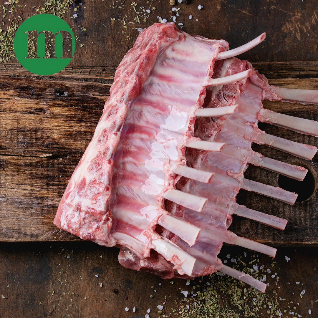 Fresh Halal British Baby Lamb Rack - Front Chop Carré D'agneau