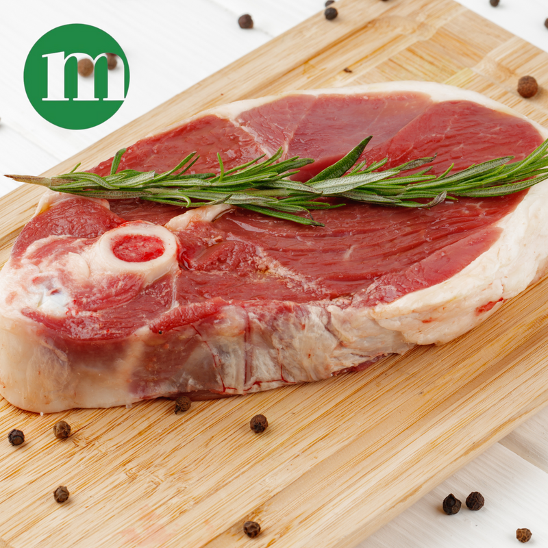 Fresh Halal Kid Goat, Henrys – Bone in Leg Steak, Traditional Roast & Grill - 1KG