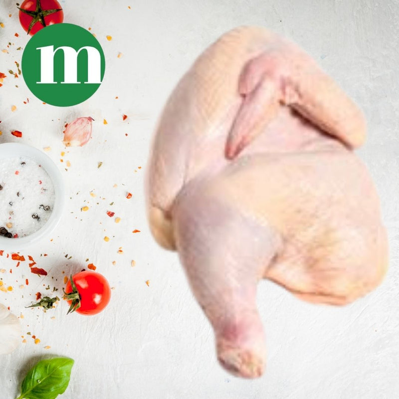 Fresh Halal Chicken Half, Roasting Cut