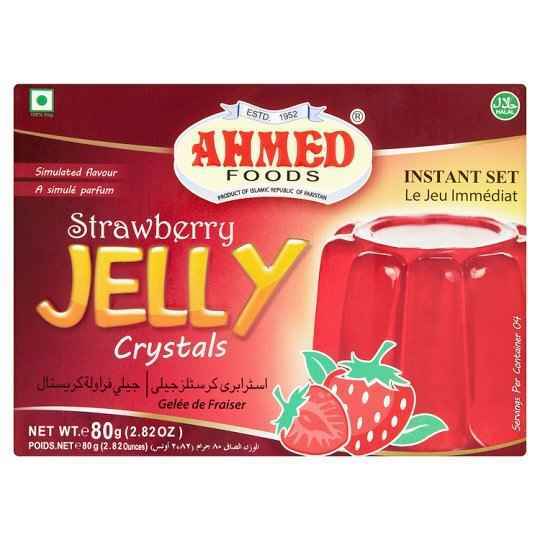 Ahmed Jelly Mix Strawberry 80g