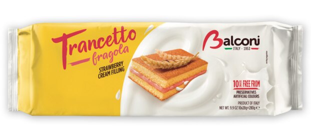 Balconi Trancetto yogurt e fragola Strawberry - 10x28g (280g)