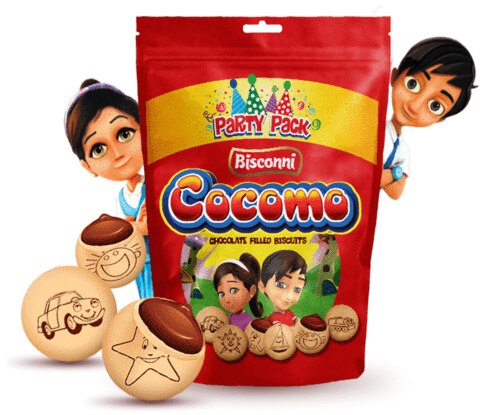 Bisconni Cocomo Chocolate Filled Biscuits - 131g