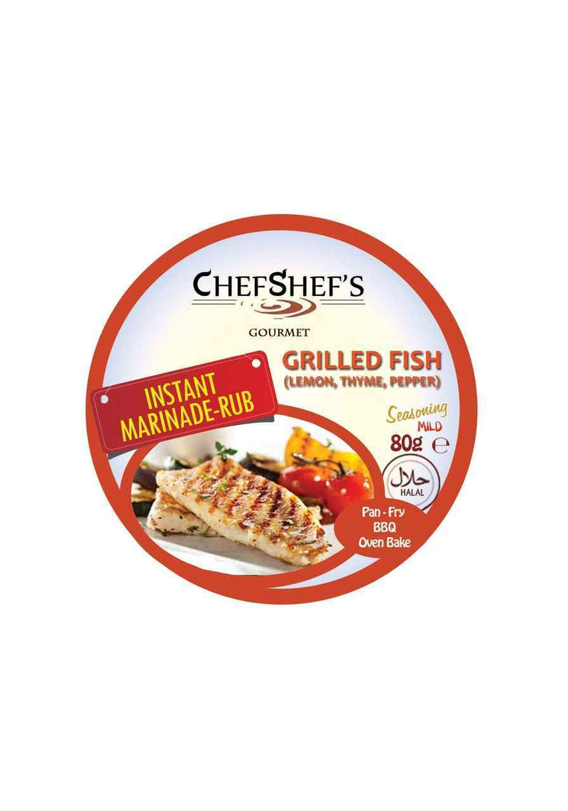 ChefShef's Instant Marinated Rub, Grilled Fish 90g