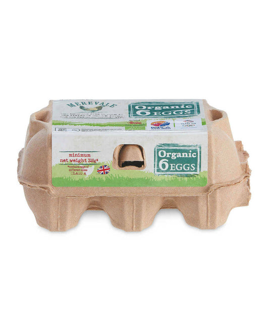 Large English Organic Free Range Brown Eggs - 6 Eggs