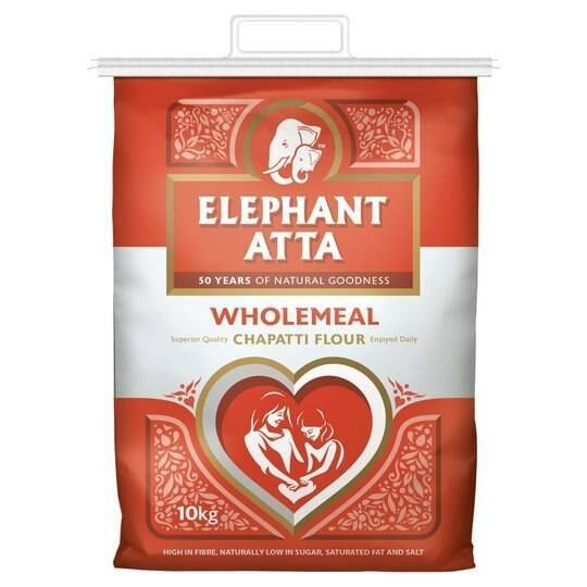 Elephant Atta Wholemeal, Chapatti Flour 10kg