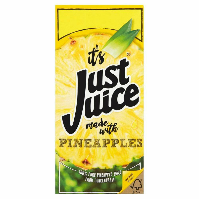Just Juice Pure Pineapple Juice from Concentrate 1L x 12, Case