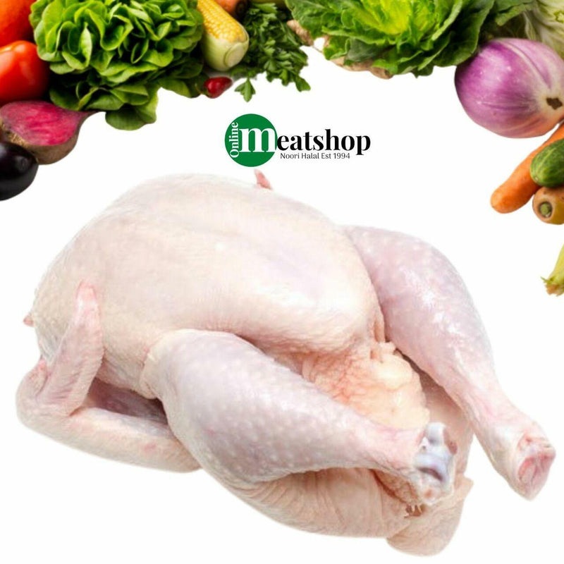 Fresh British Halal Free Range Chicken 1.6-1.9kg