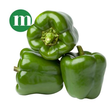 Fresh Green Capsicum - Pack of 2