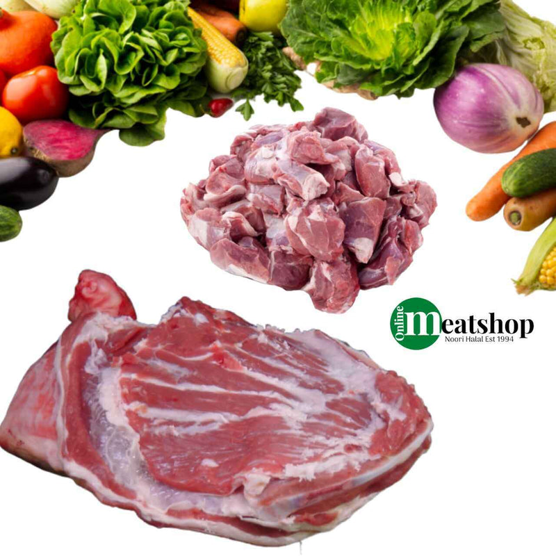 Fresh Halal British Mutton Shoulder