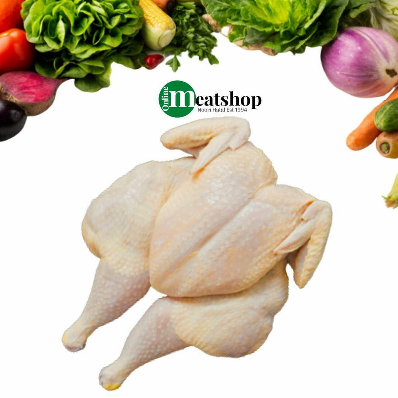 Fresh Halal Chicken Spatchock, Roasting Cut