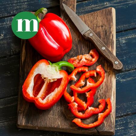 Fresh Red Capsicum - Pack of 2