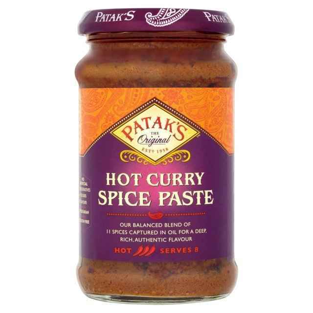 Pataks Extra Hot Curry Spice Paste - 283g