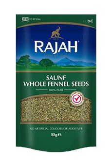 Rajah Whole Fennel Seeds 100g