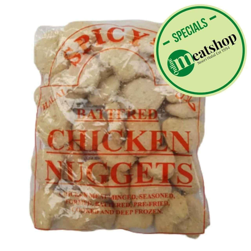 Spicy’s Halal Battered Chicken Nuggets 1kg