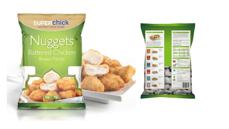 Super Chicks Battered Chicken Nuggets 1KG