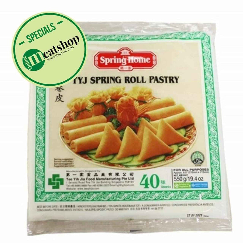 TYJ Spring Roll Pastry 40 Sheets